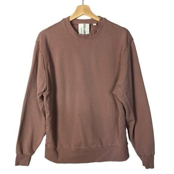 ASOS Collusion Unisex Dusty Pink Crewneck Sweatshirt S - Picture 1 of 4